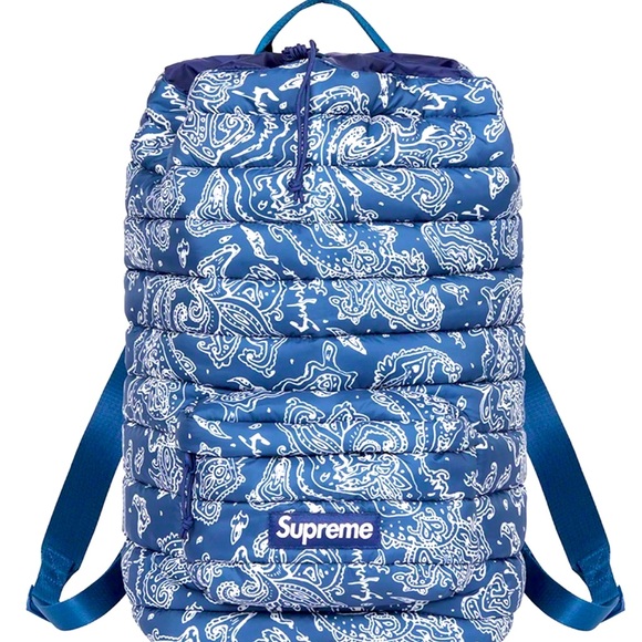 Handbags - NWT Supreme paisley print backpack